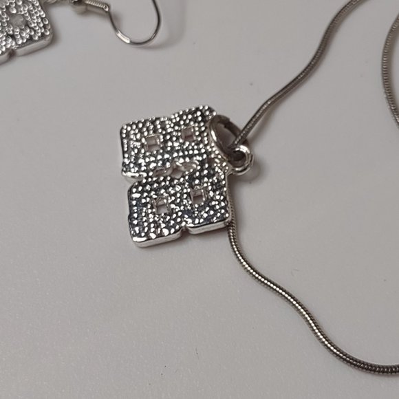 Number 88 Red Necklace And Earring Set - Picture 7 of 12